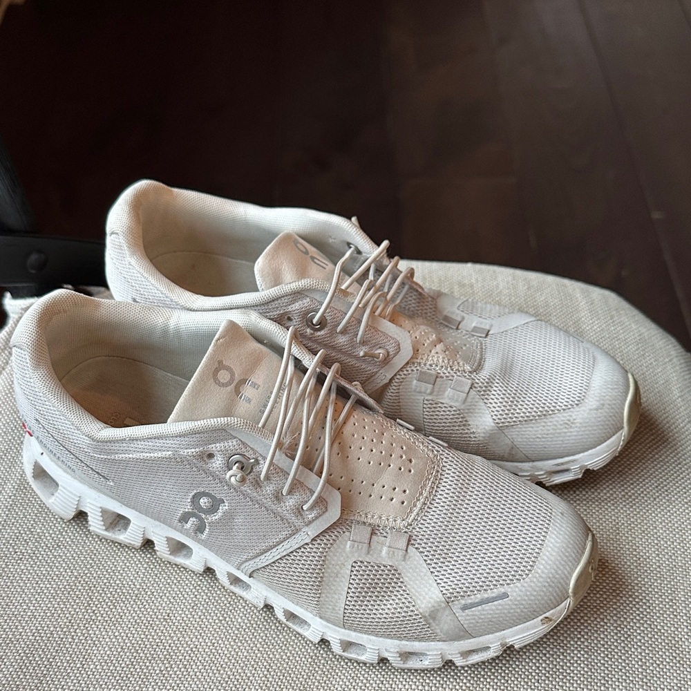 On Running White Athletic Shoes